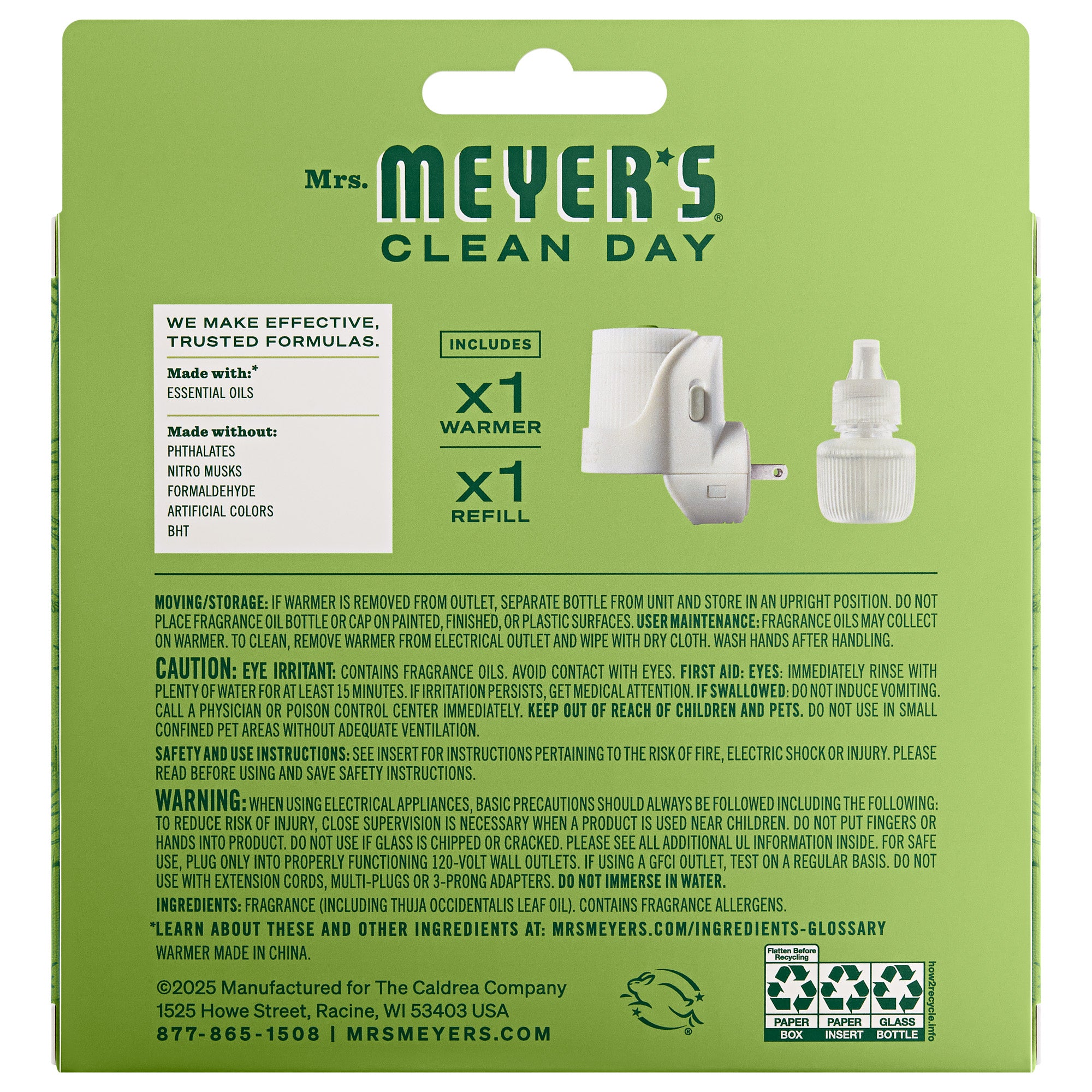 Iowa Pine Plug In Scented Oil Warmer With Refill - Image 2