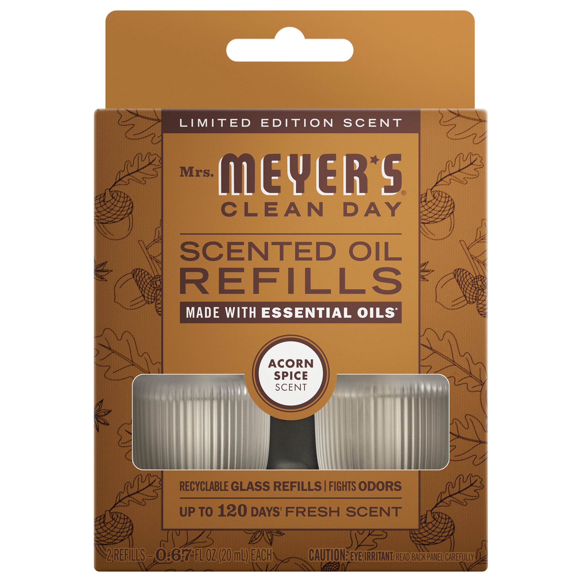 Acorn Spice Plug In Scented Oil Refill. 2-Pack