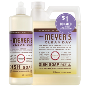 Compassion Flower Dish Soap & Refill Set