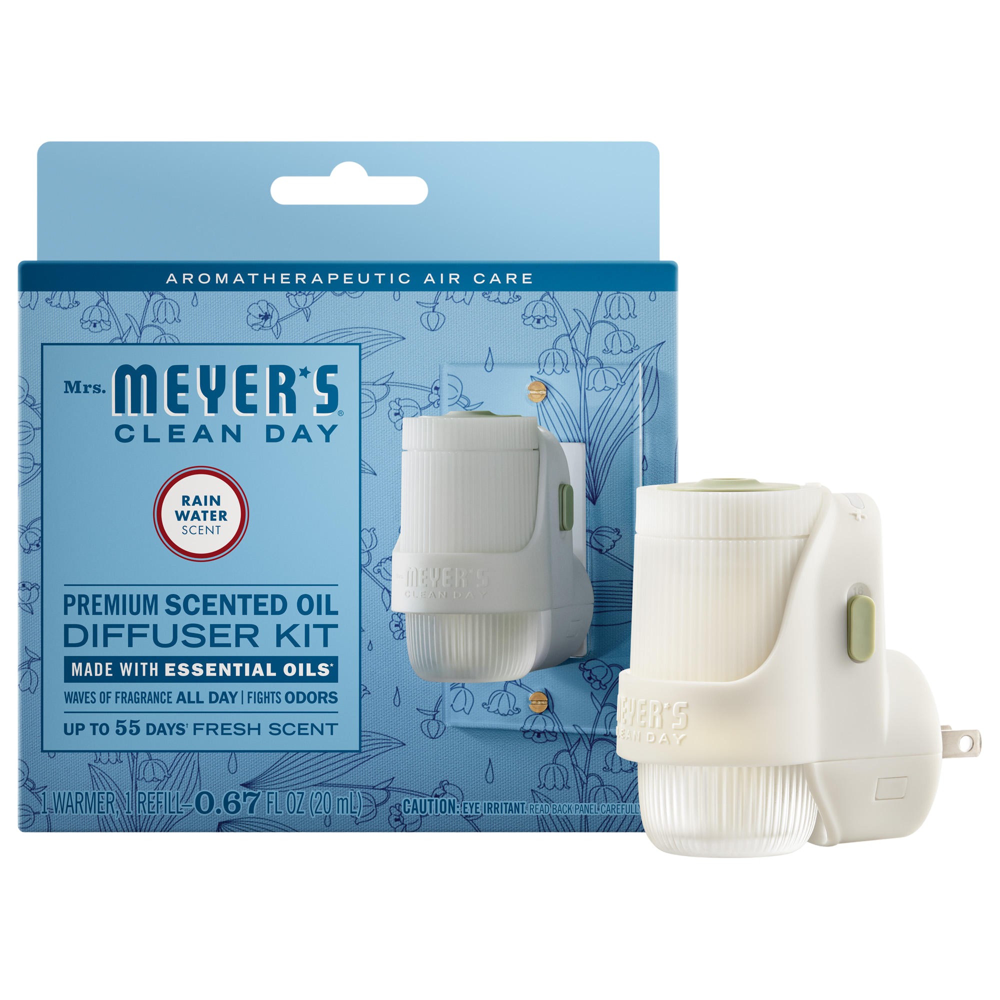 Rain Water Plug In Scented Oil Warmer With Refill