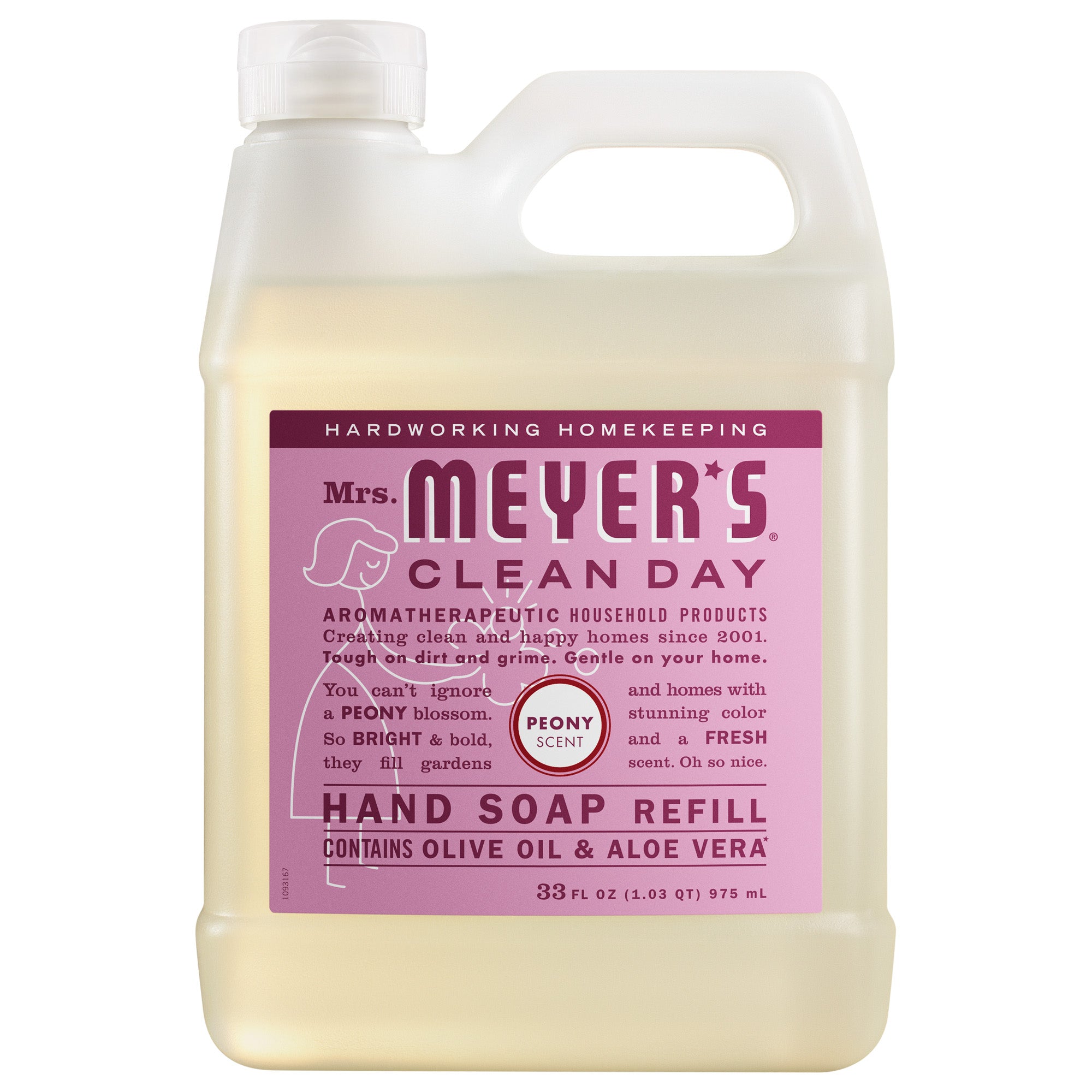 Peony Liquid Hand Soap & Refill Set - Image 4