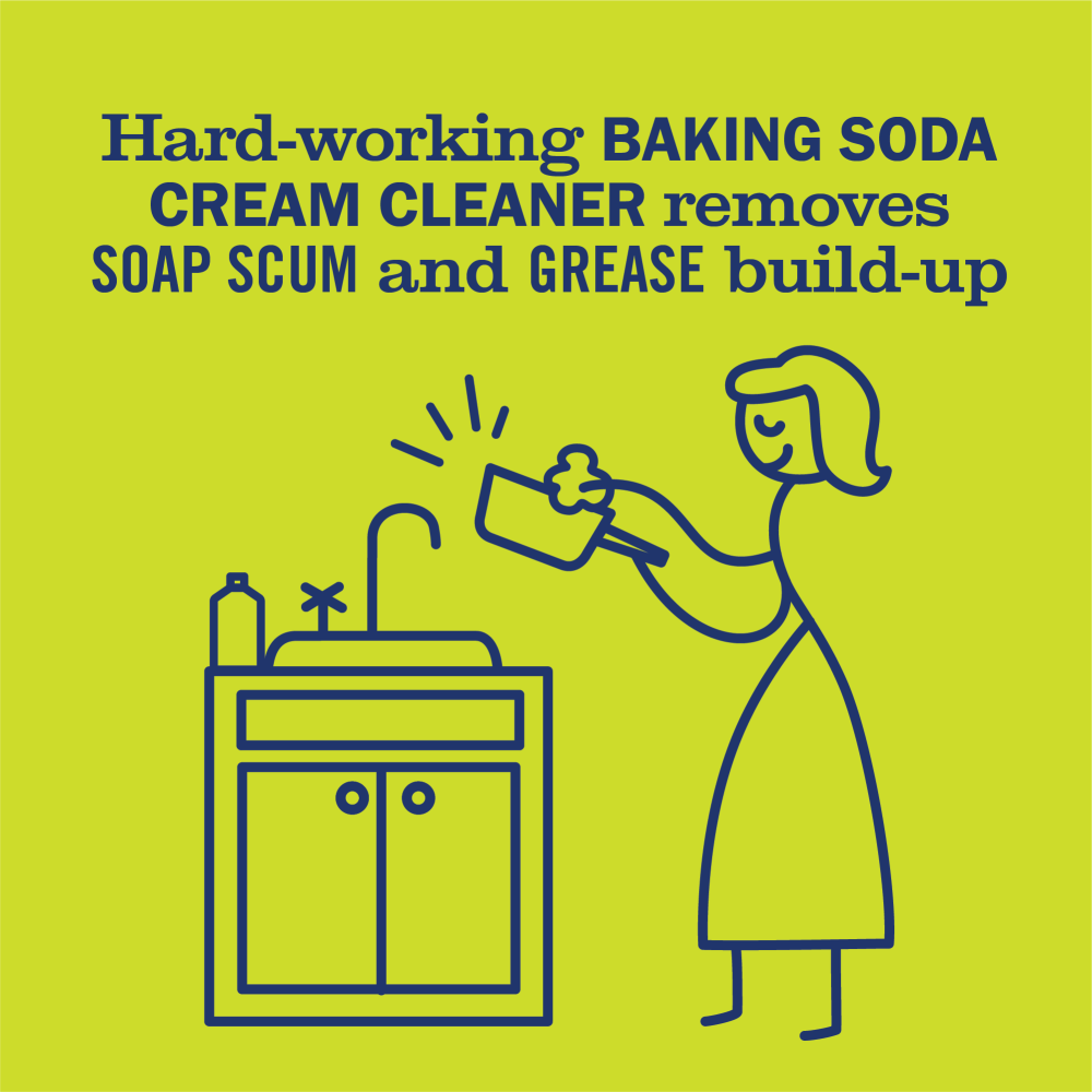 Lemon Verbena Baking Soda Cream Cleaner - 16 oz - Image 5